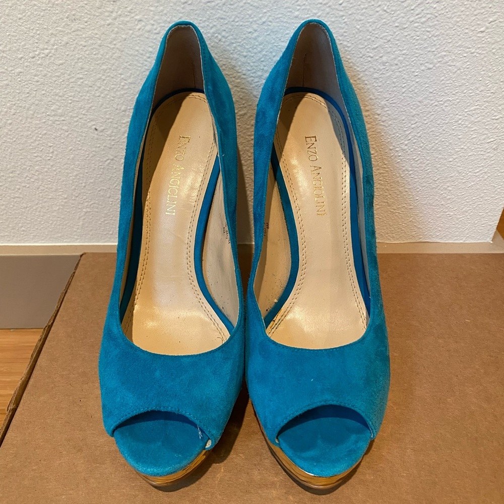 ENZO ANGIOLINI EASully Peep Toe Platform Pump